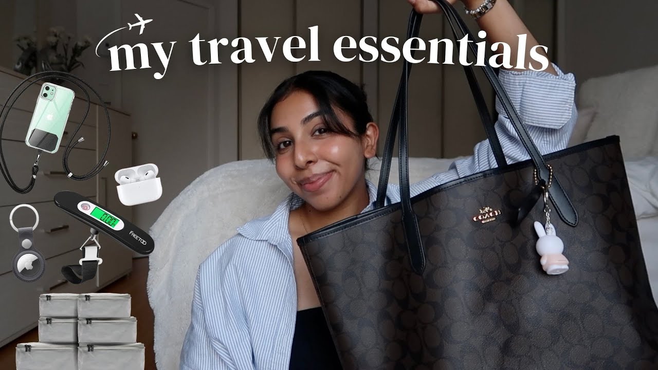 my travel essentials & must haves for solo travel