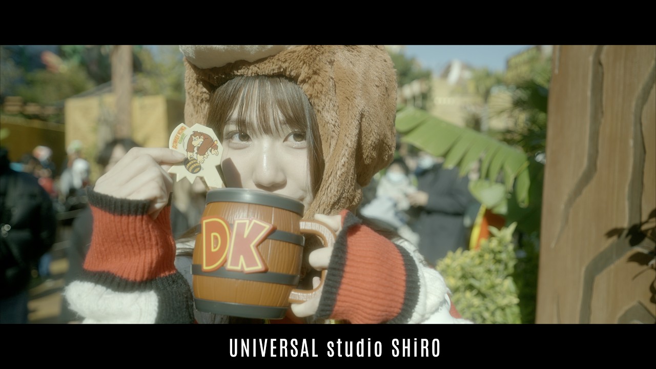 USJ ドンキーコングカントリーCM撮ってみた　女子大生モデル、あいちゃん