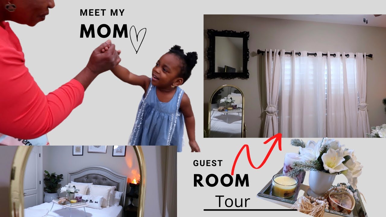 FINALLY ! My Mom is Here | Guest Room Tour