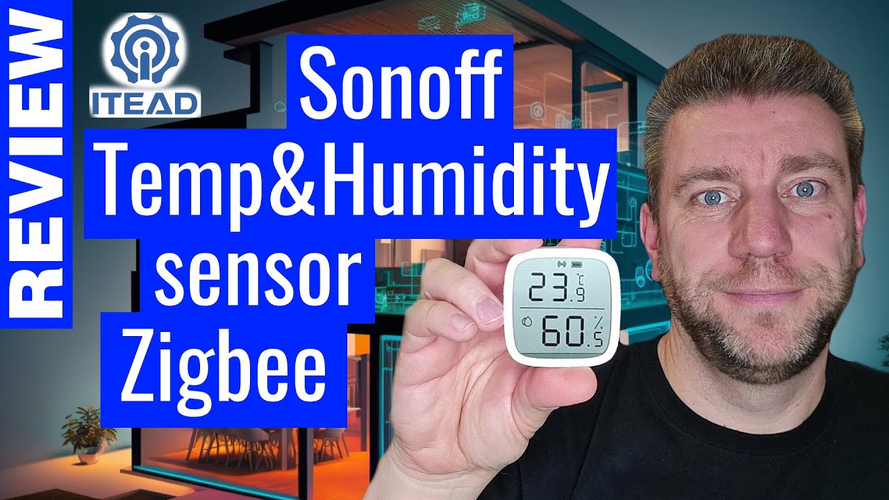 New Sonoff Zigbee sensor which now comes with an LCD screen. Temperature and humidity with a view.