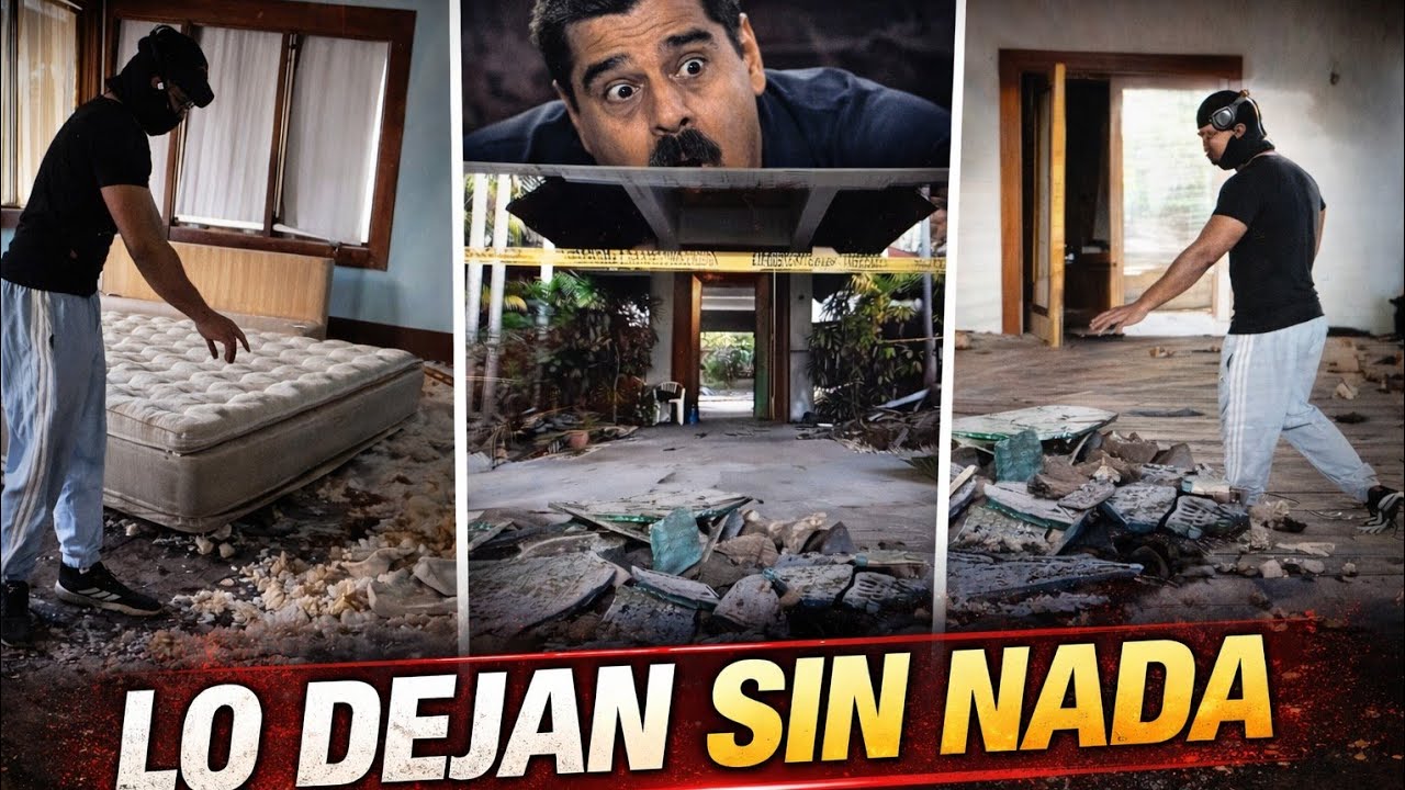 DESVALIJAN LA MANSI&Oacute;N DE MADURO POR DENTRO