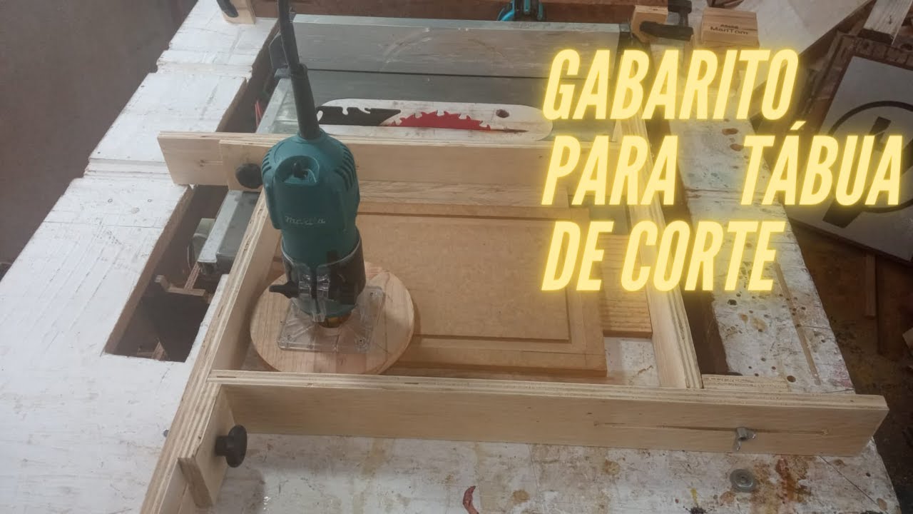 Gabarito para tábua de corte