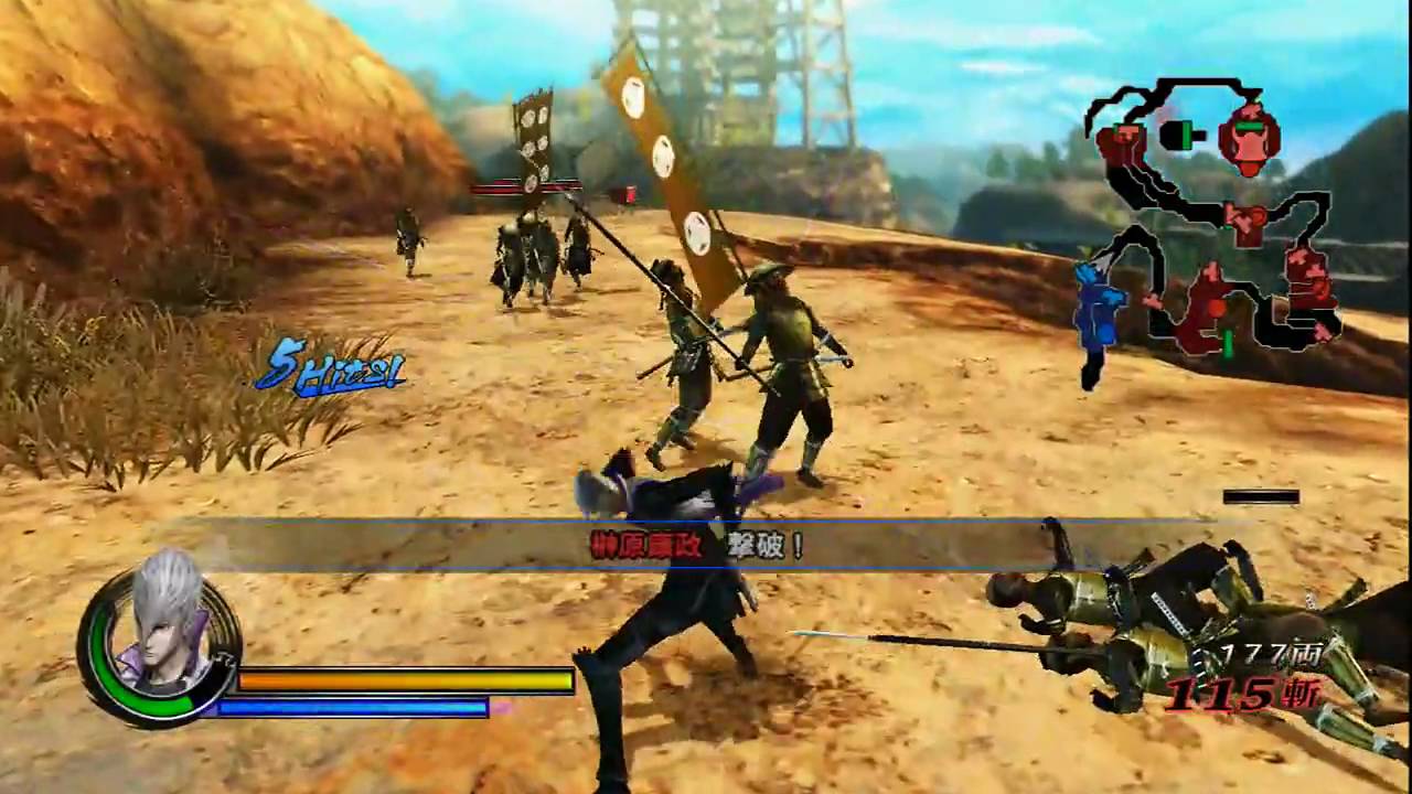 PS3/Wii『戦国BASARA3』石田三成プレイ動画