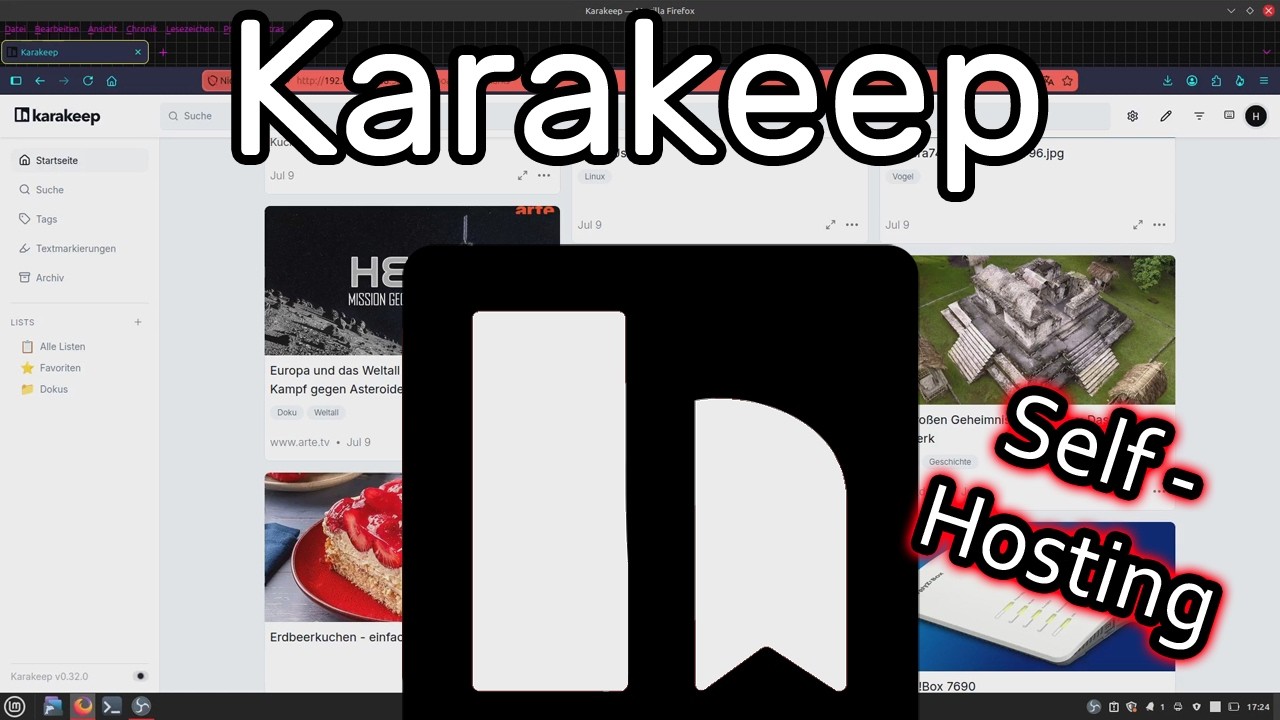 Karakeep &ndash; Tolles Lesezeichen Archiv zum selbst hosten
