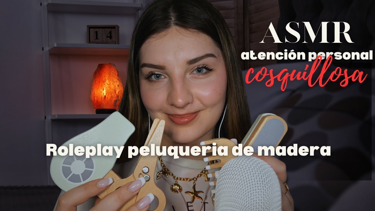 ASMR PELUQUER&Iacute;A de madera COSQUILLOSA para DORMIR