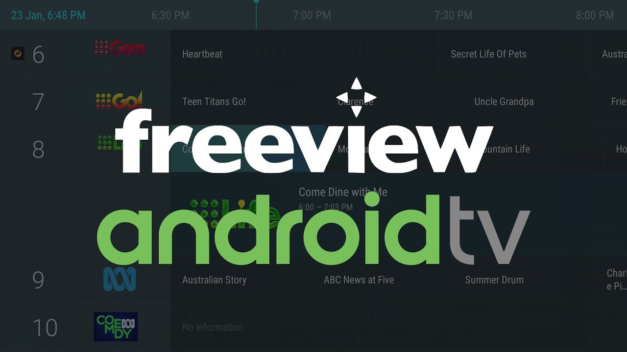 Australia Freeview IPTV Channels on Android TV