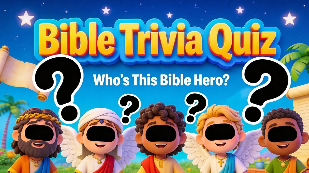 Bible Trivia Quiz for Kids &ndash; Esther, David, Moses, Noah and Daniel