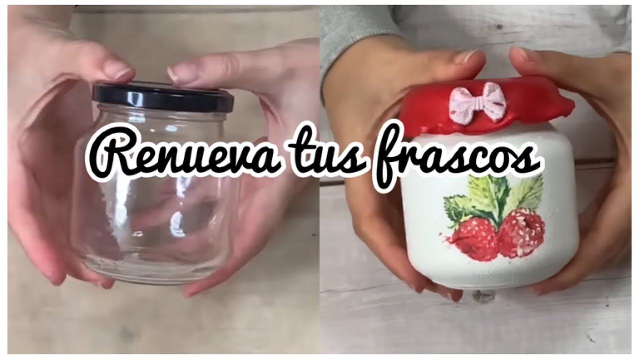 Renueva tus frascos de cristal