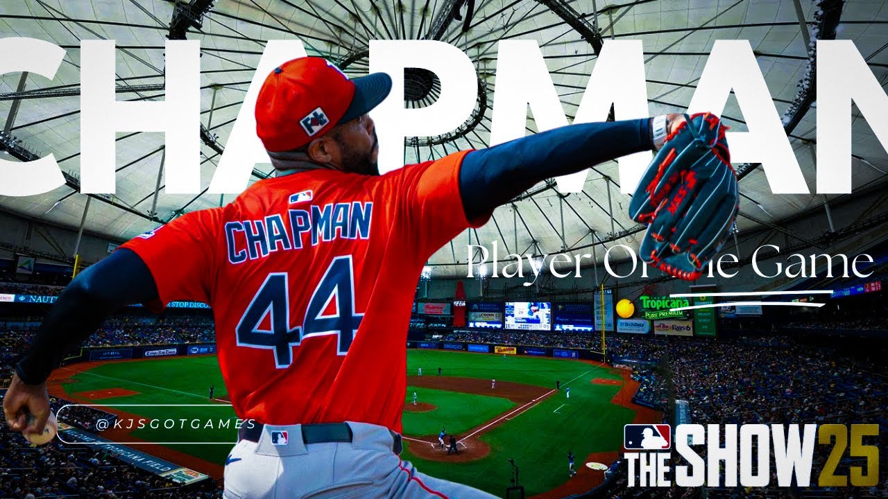 Aroldis Chapman DOMINATES Late! Red Sox vs Rays Thriller | MLB The Show 25 Online Rated