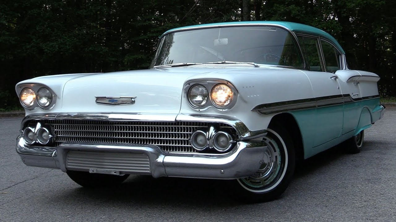 1958 Chevrolet Biscayne: Start Up, Test Drive & In Depth Review