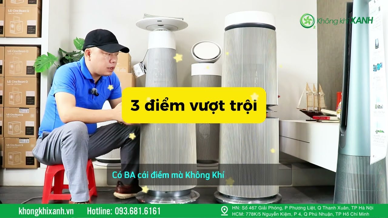 Không Khí XANH | Máy Lọc Không Khí LG Alpha PET - Đắt Xắt Ra Miếng