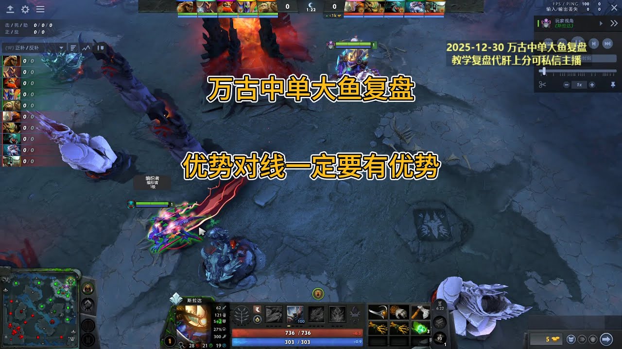 【万古中单大鱼复盘】优势对线一定要打出优势