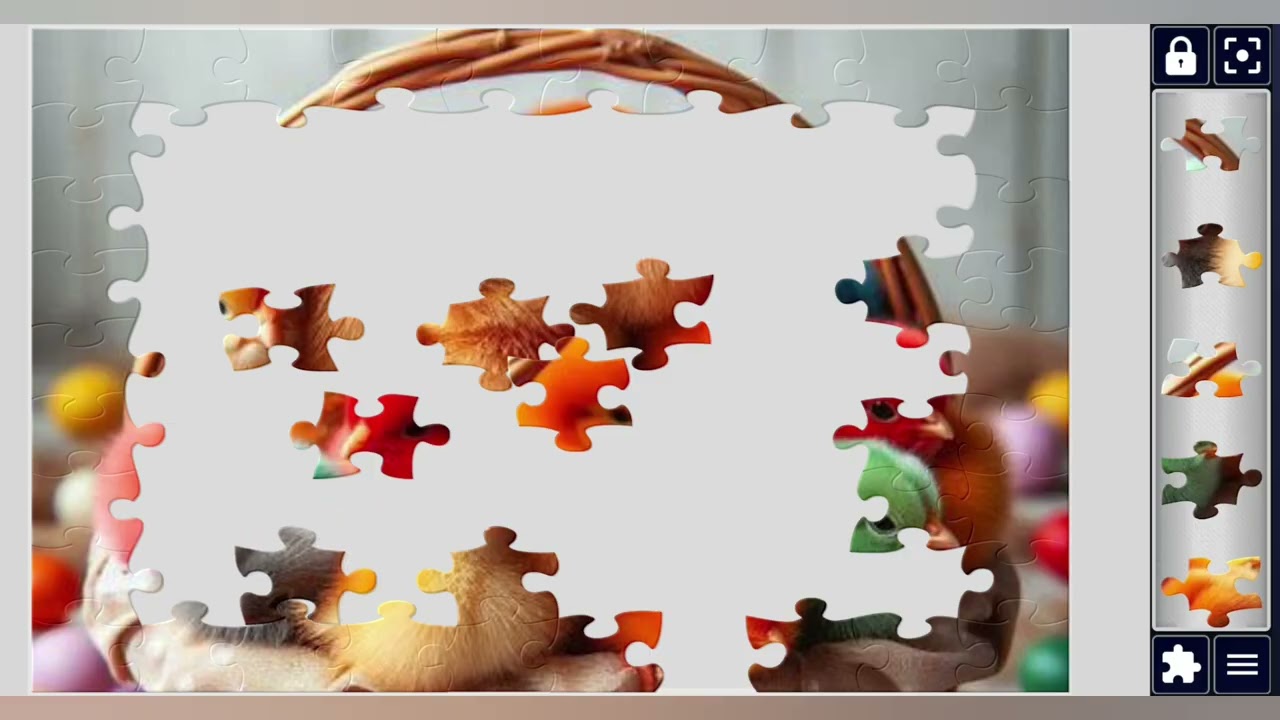 Colorful Chicks in a Basket🌈🪹🐤||Interesting puzzles Game🧩||