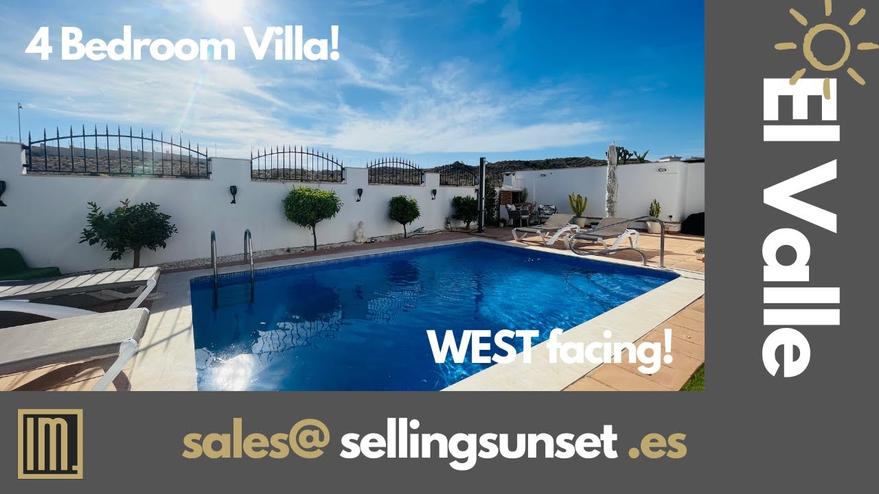 Selling Sunset Spain - El Valle Golf Resort - 4 Bedroom, West Facing Villa - NOW SOLD!!!