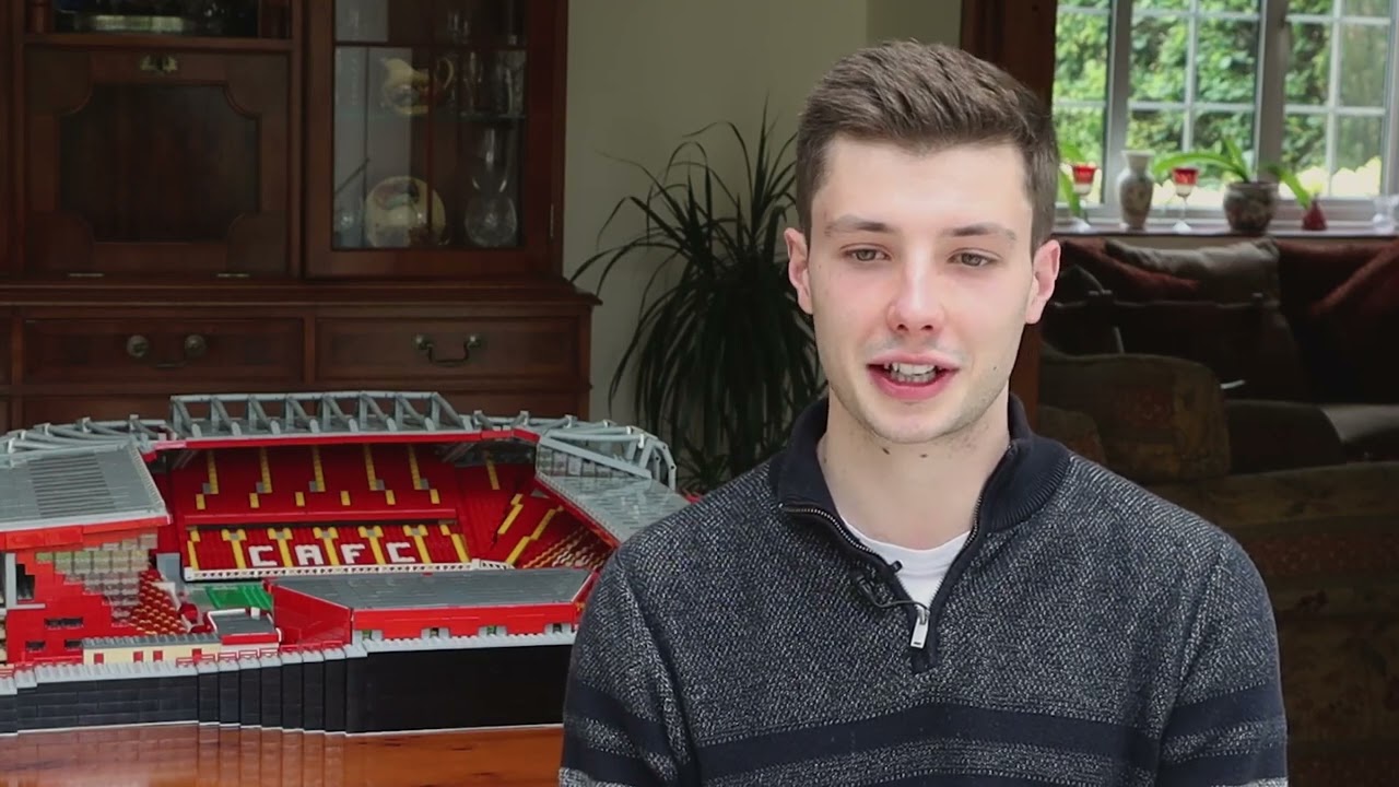Charlton supporter Adam Dobson builds The Valley from Lego