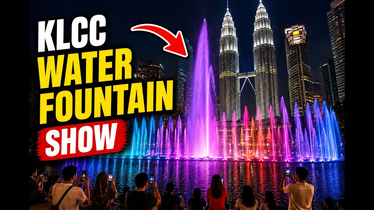 Magical KLCC Water Fountain Show | Dance + Symphony Night