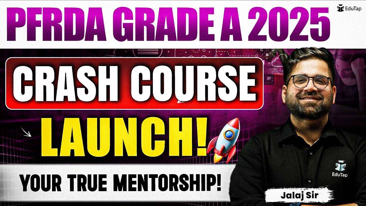 PFRDA Grade A Crash Course 2025 | PFRDA Assistant Manger Course | PFRDA Exam Classes & Coaching