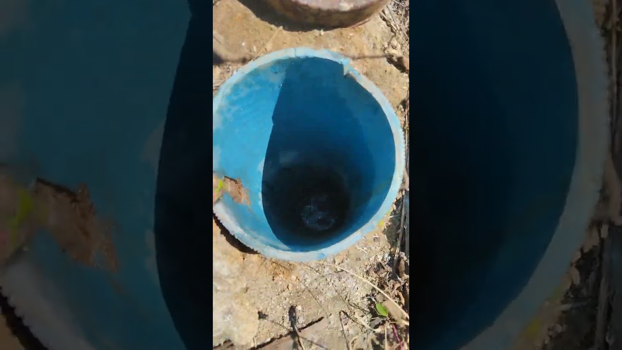 Poço artesino  quase jorrante! 😱😱