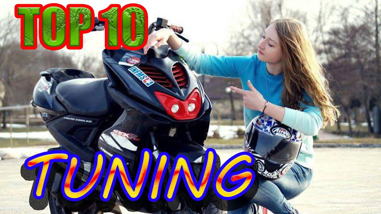 Top 10 modificari tuning la scutere