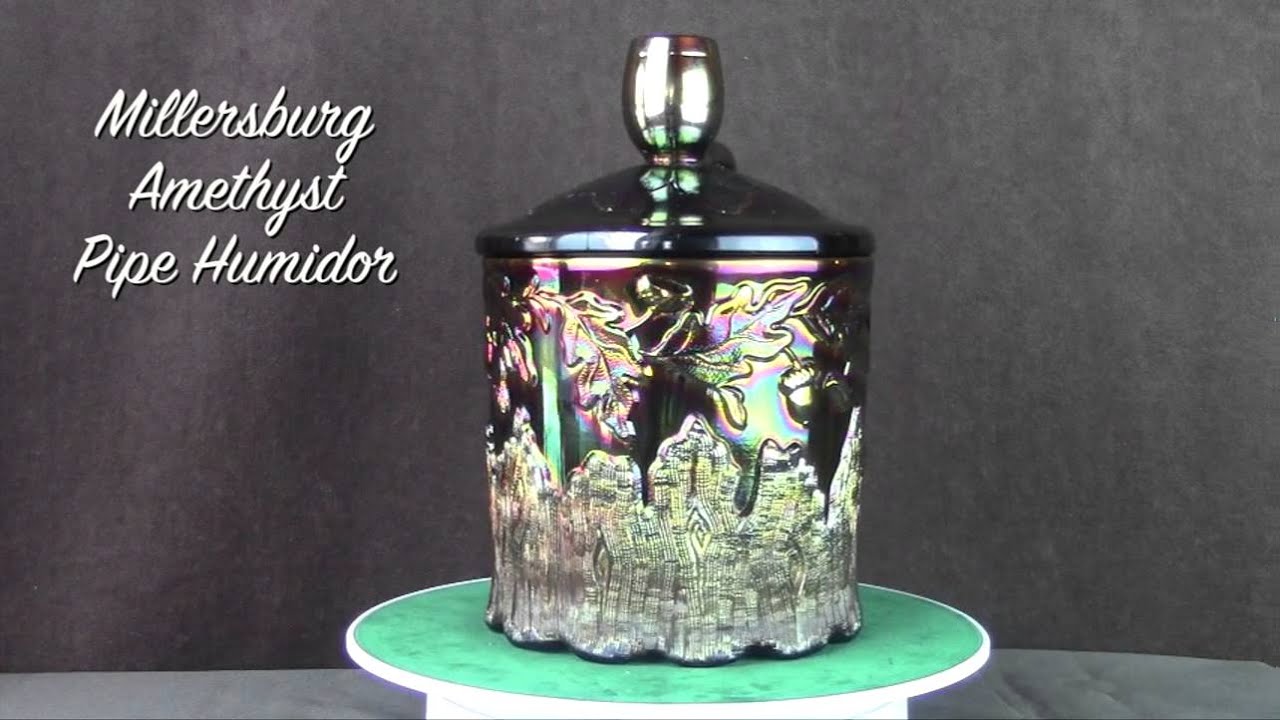 Millersburg Amethyst Pipe Humidor