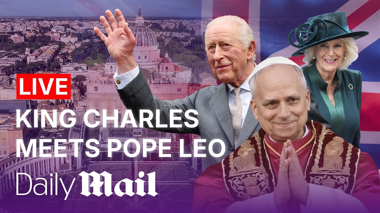 LIVE: King Charles meets Pope Leo