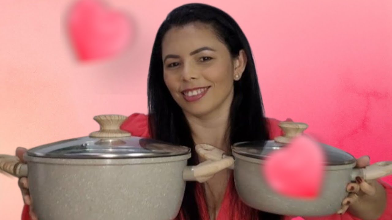 Jogo de panelas novos.