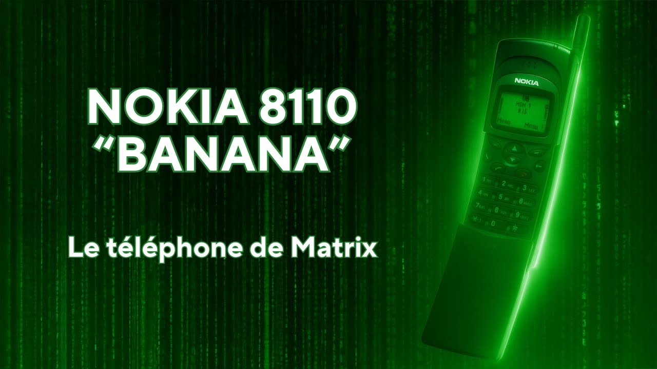 Nokia 8110 : le “banana phone” culte révélé par Matrix 🔥