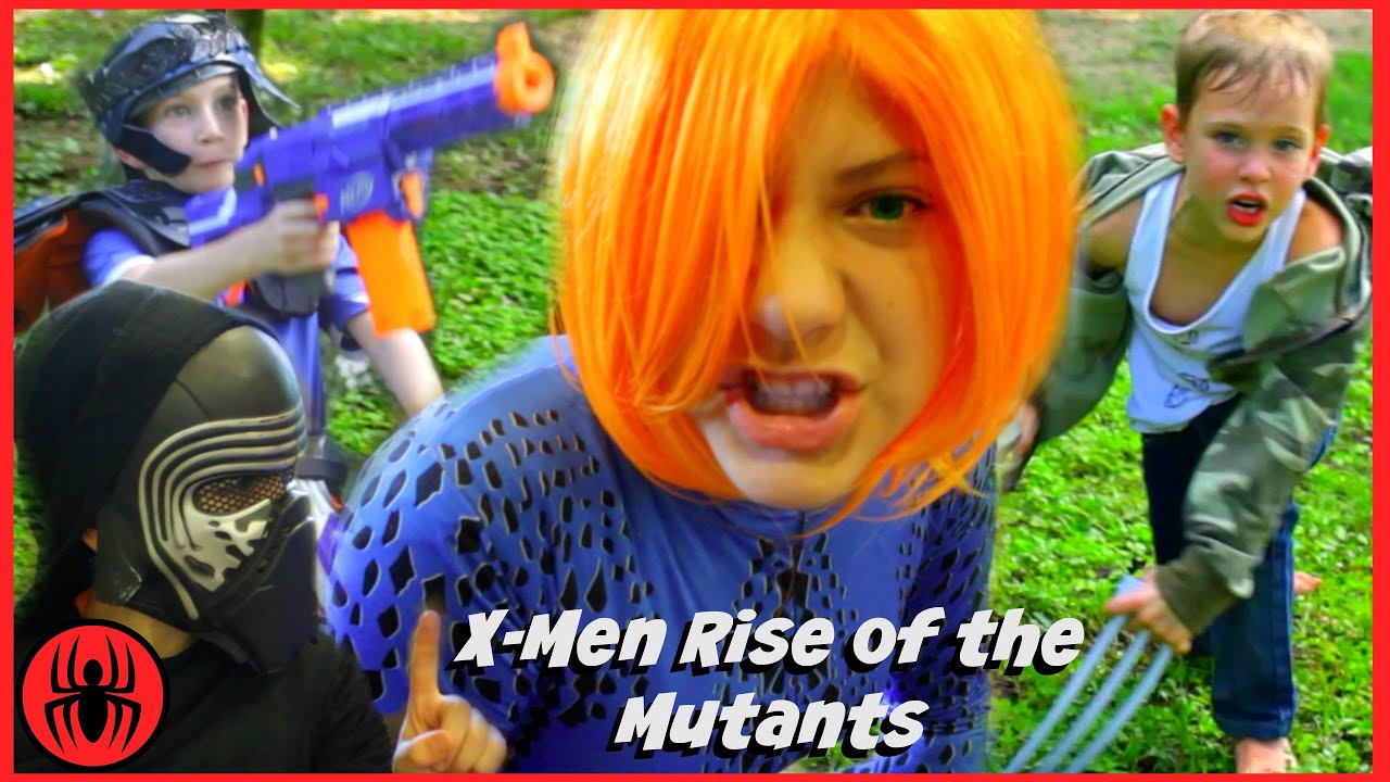 New Kids X-men Rise of the mutants Mystique, Wolverine, Apocalypse, batman superhero real life movie