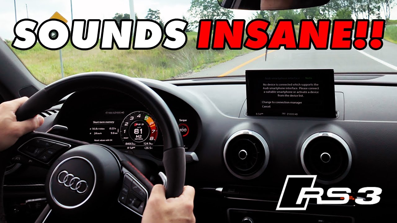 The BEST Audi RS3 8V Exhaust?? POV Drive (pure sound)