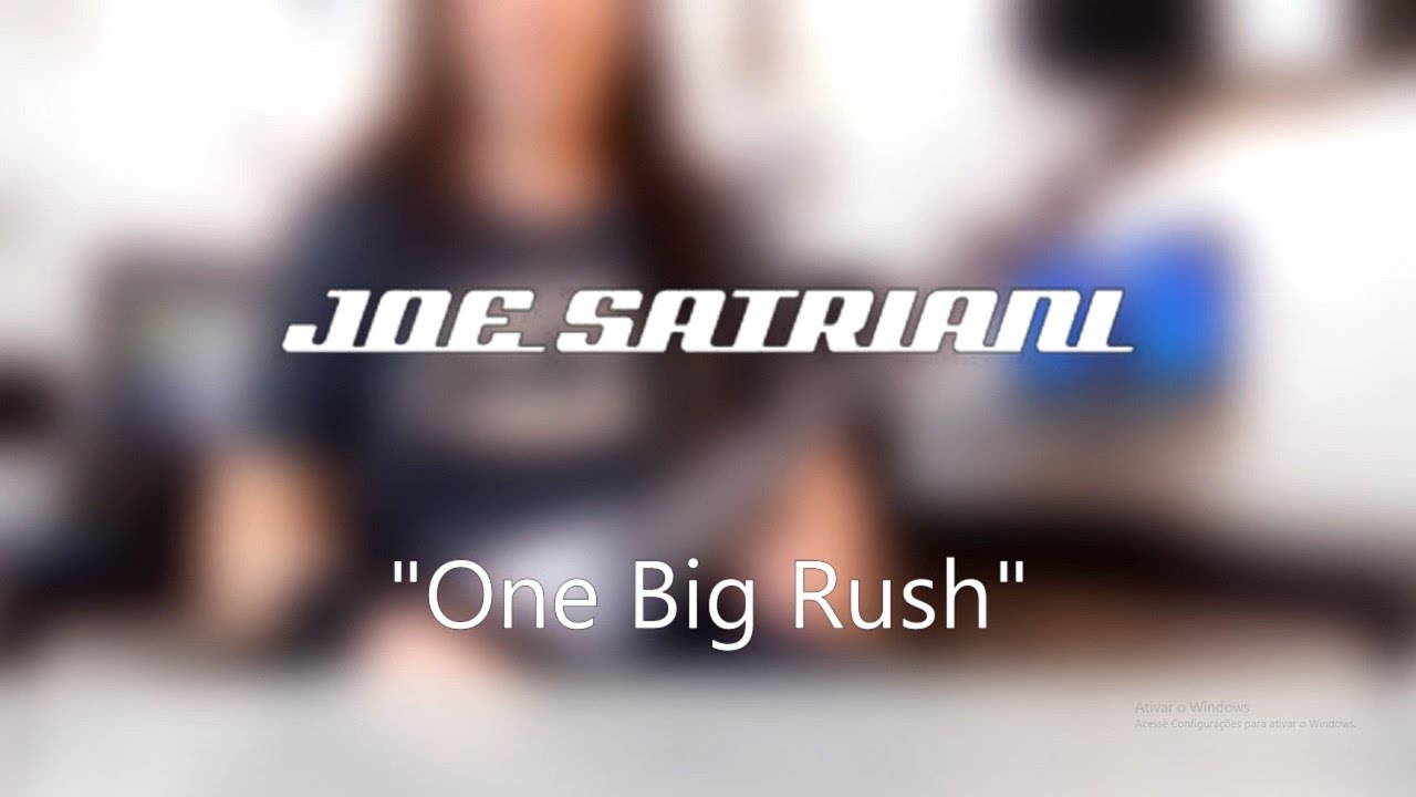 Joe Satriani - One Big Rush Guitar Cover (Tabs On Screen)