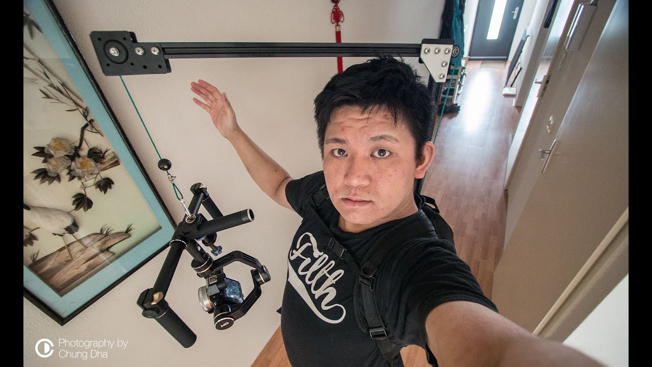 DIY Overhead Camera / Gimbal Backpack Support by Chung Dha