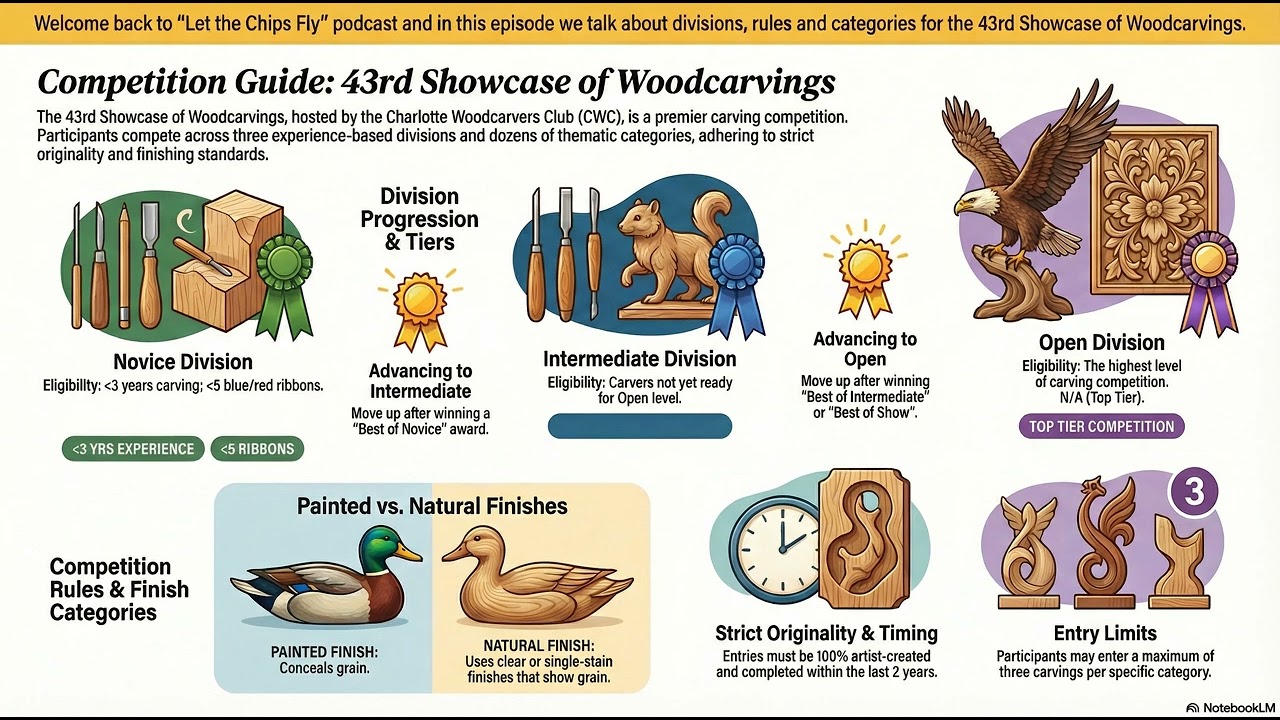 How to Win at the 43rd Showcase of Wood Carvings: Rules, Divisions & Categories