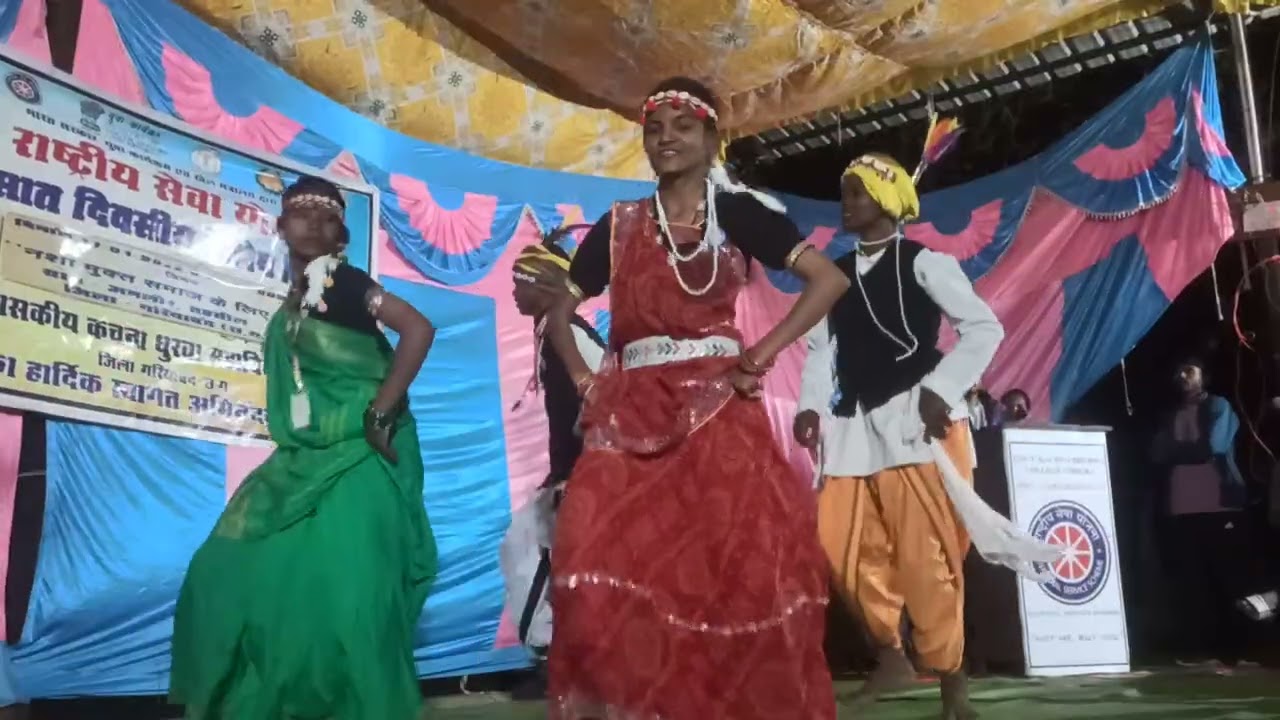 Chandni and Radhika dance video (govt.k.D.clg chhura) 