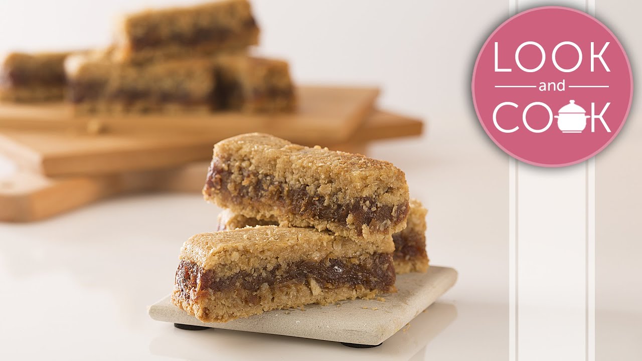 Date & Oats bar Recipe - Look and Cook step by step recipes | How to Bake