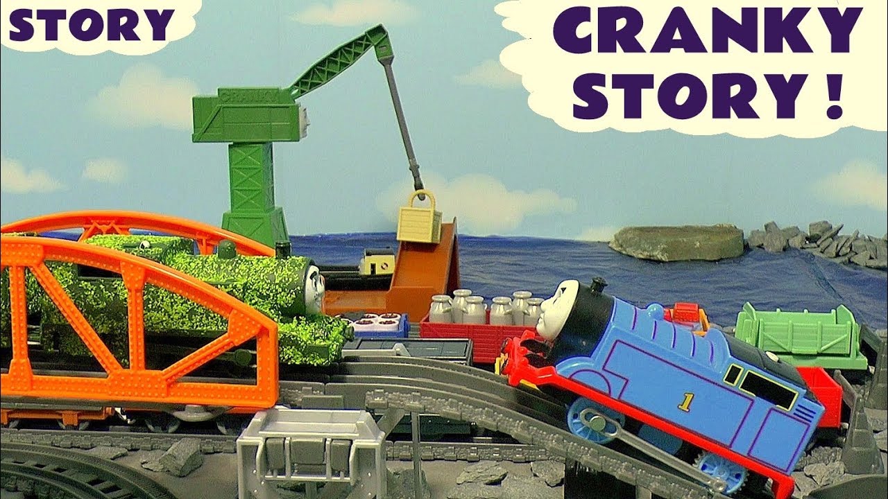 Thomas and Friends Toy Trains Cranky Story At The Docks