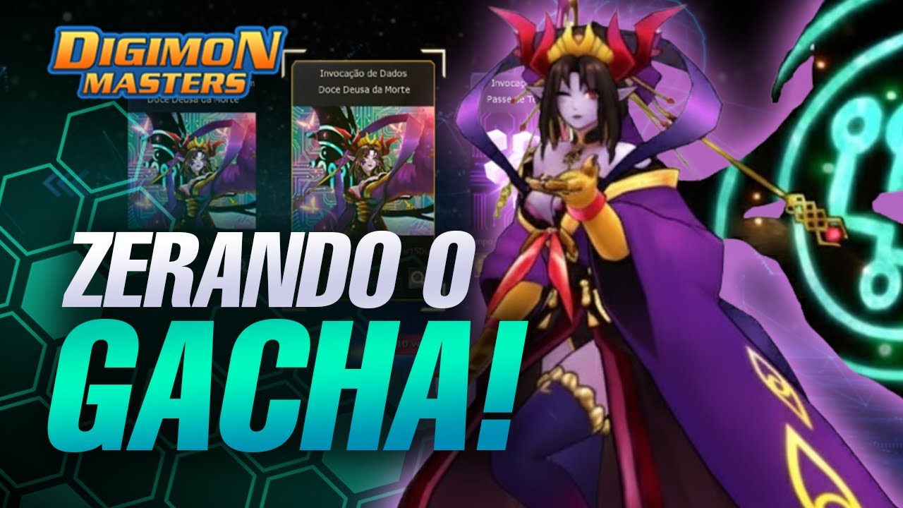 ZERANDO O GACHA - LILITHMON X SHIN - DIGIMON MASTERS ONLINE