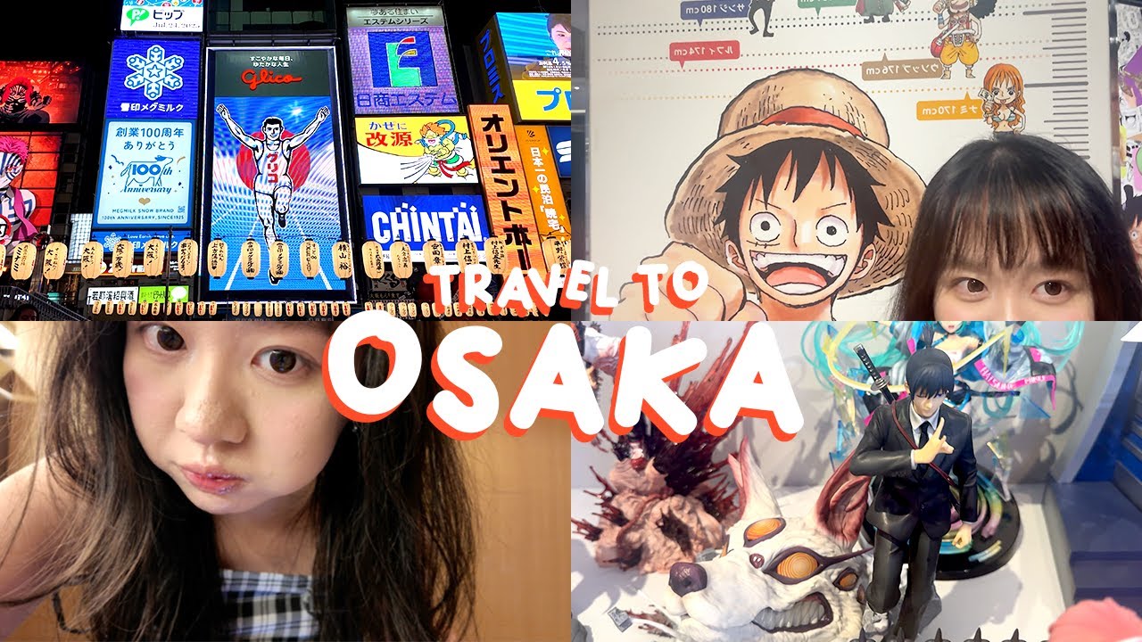 Travel to Osaka + First Day in Dotonbori | Kura Sushi, Shinsaibashi PARCO & Anime Store
