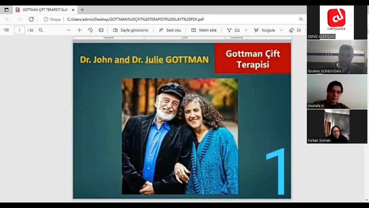 GOTTMAN ÇİFT TERAPİSİ