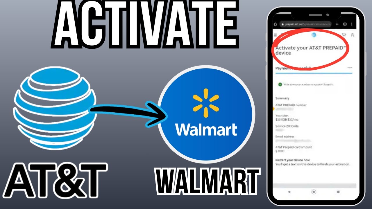 Как активировать предоплаченный телефон AT&T из Walmart (2026) &mdash; пошаговая инструкция