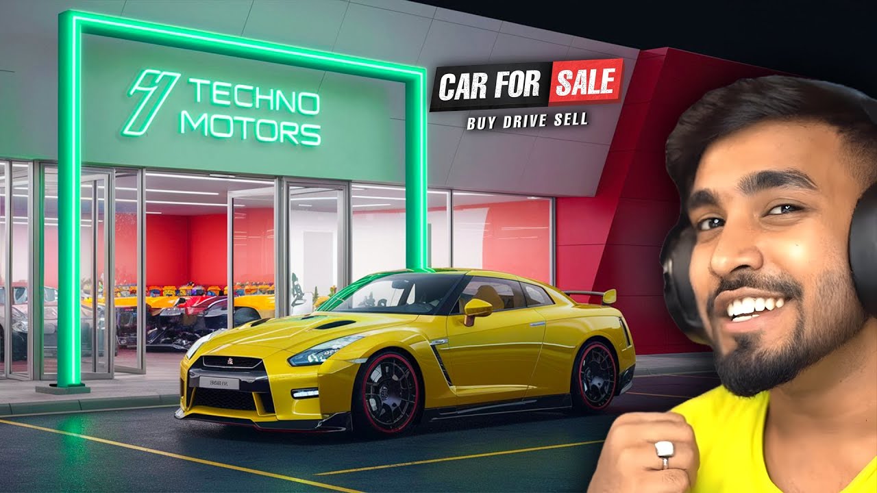 FINALLY, I BOUGHT A GTR  - TECHNO GAMERZ CAR FOR SALE