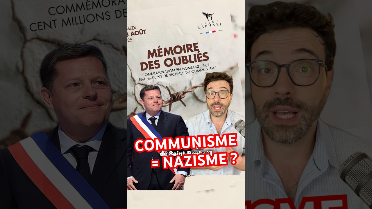 COMMUNISME = N@ZISME ? La st&egrave;le de Saint-Rapha&euml;l fait d&eacute;bat #histoire