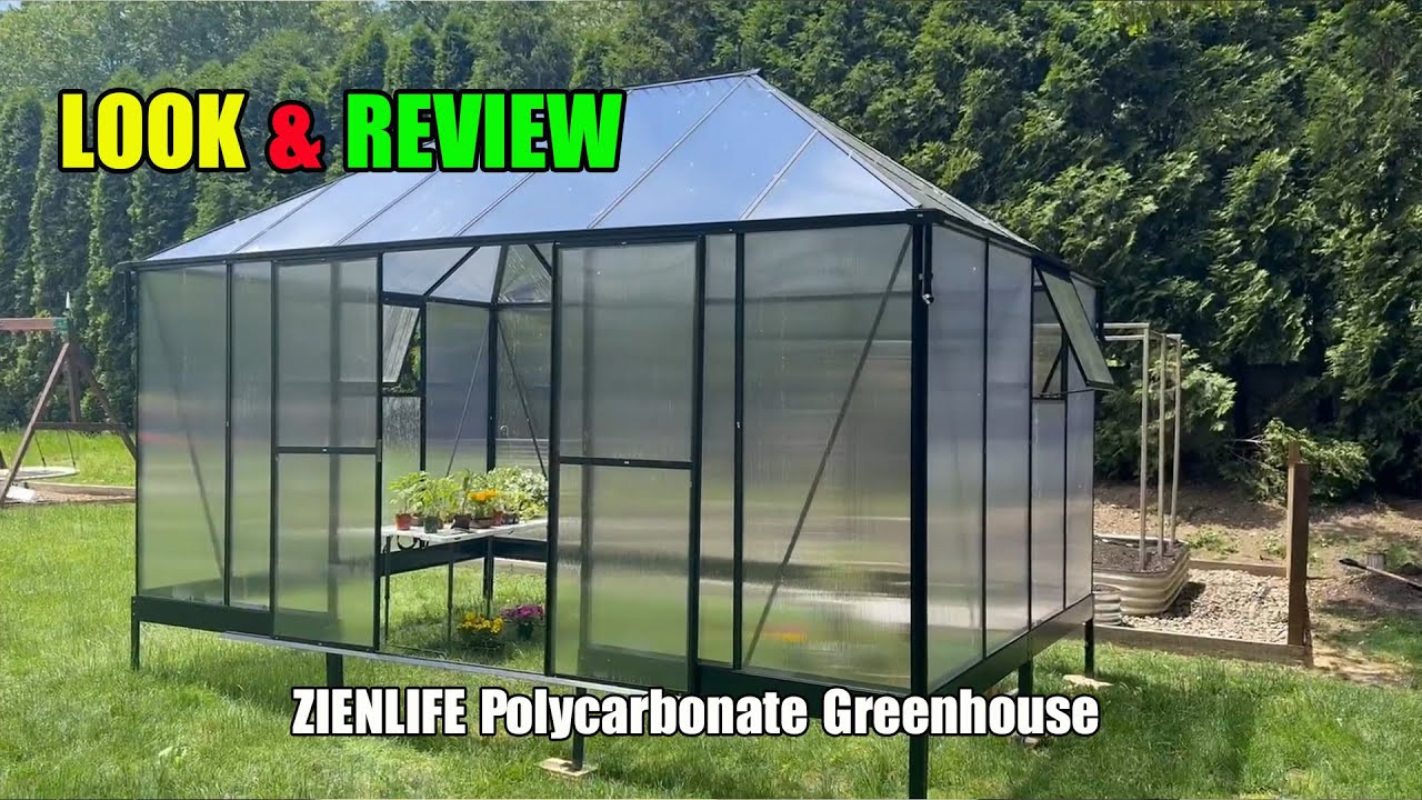 ZIENLIFE Polycarbonate Greenhouse Review | Heavy-Duty Backyard Greenhouse Worth It?