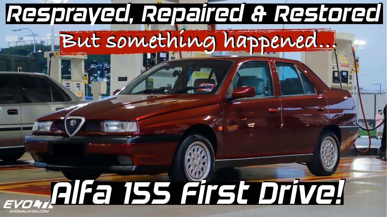 VLOG #39: Alfa Romeo 155's First Shakedown Drive - It's actually fun! | EvoMalaysia.com!