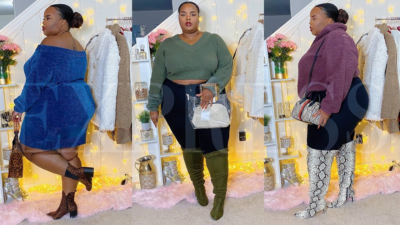 First Time Trying EXPRESS! Fall Mini Lookbook | Style Inspiration | Plus Size Try-On