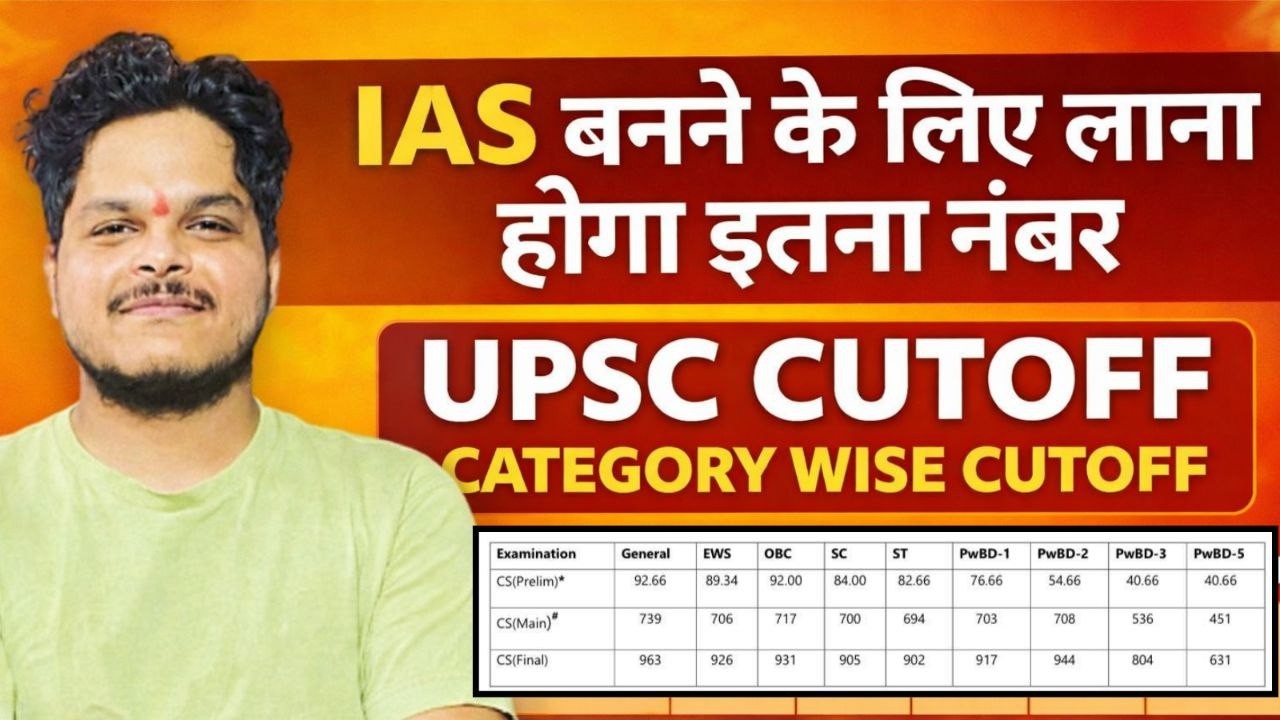 UPSC 2025 CUTOFF | IAS बनने के लिए कितने नंबर चाहिए? Prelims, Mains & Final Cutoff क्या रहा ?#cutoff