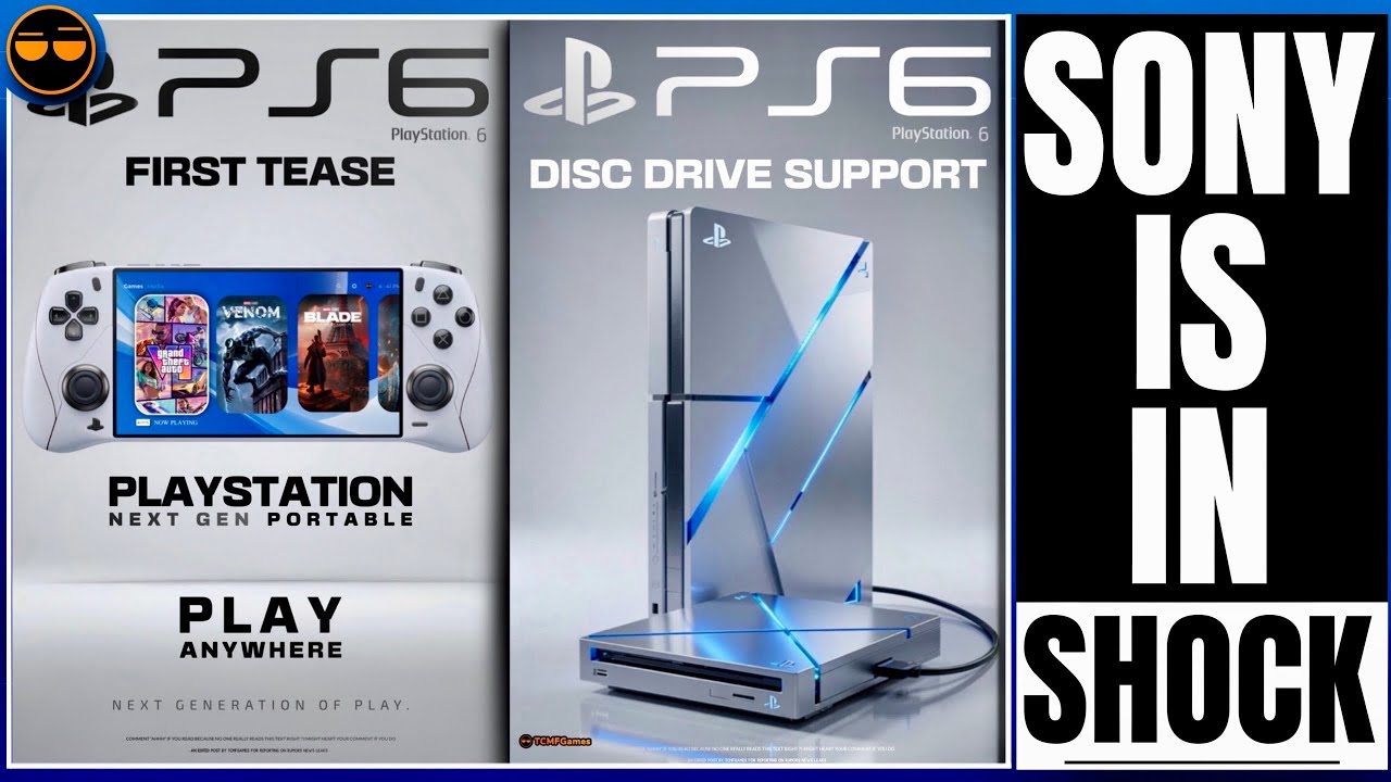 PLAYSTATION 5 - THE PS6 DISC DRIVE IS STILL POSSIBLE!? / NEW PLAYSTATION 6 PORTABLE FIRST SONY TEA&hellip;