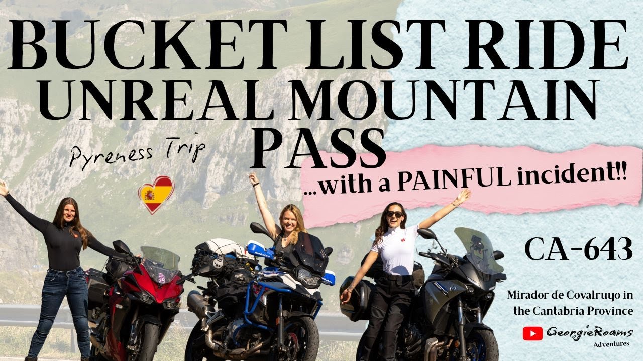 The Hidden Gem of Northern Spain – CA-643 Mountain Pass on a BMW F750GS until disaster struck!!