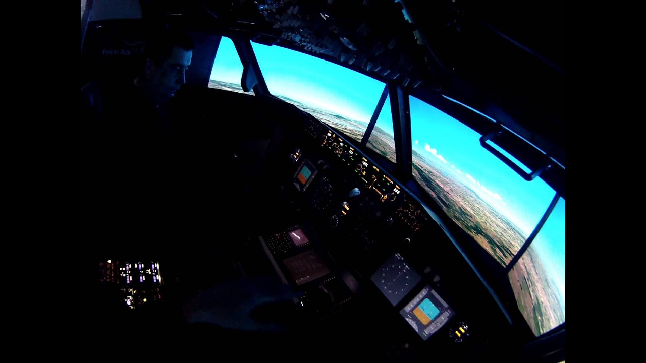 Boeing 737 800 N repülögép szimulátoros vezetés !  1 rész
