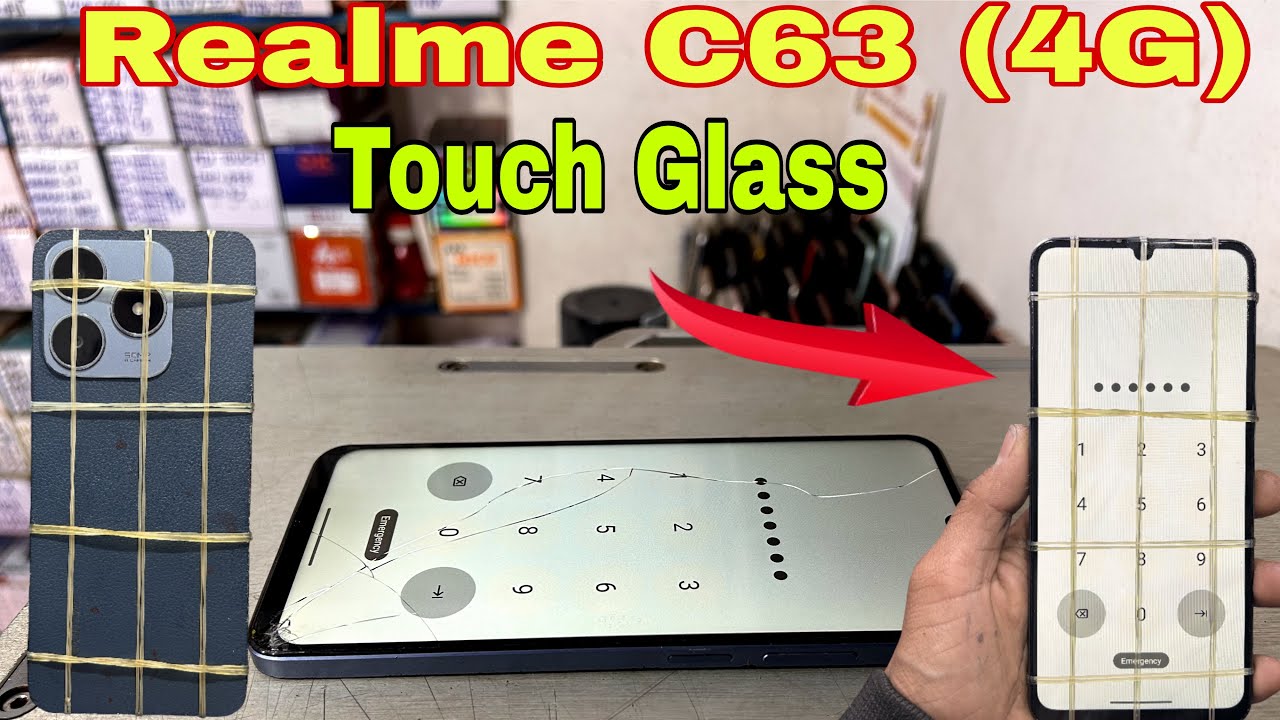 Realme C63 (4G) Touch Glass Change || Realme C63 (4G) Broken Glass Replacement ||📲