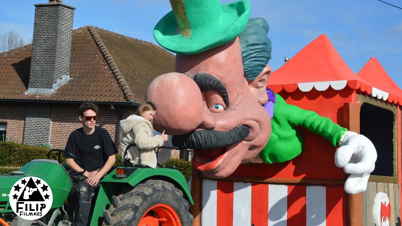 fotocollage Wieze carnavalstoet  1 Maart 2026 -Da derpke van ons - Kanu, Colin & Artoo
